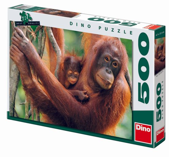DINO Orangutany puzzle, 500 dielikov