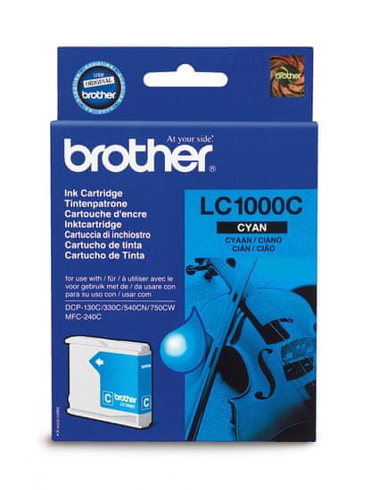 BROTHER LC1000C azurová
