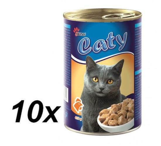 Akinu Caty kúsky v omáčke s hydinovým pre mačky 10 x 416g