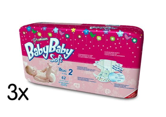 BabyBaby Soft Premium MINI 186 ks