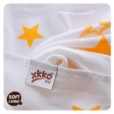 XKKO Bambusové pleny Stars 70x70 cm - Orange MIX
