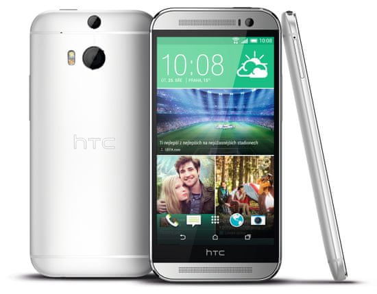 HTC One (M8) 16 GB, strieborný