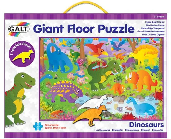 GALT Veľké podlahové puzzle - dinosaury