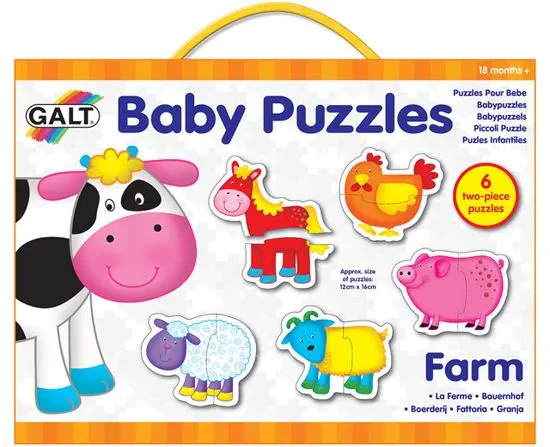 GALT Puzzle pre najmenších - zvieratká na farme 2