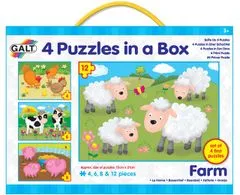 GALT 4 Puzzle v krabici - farma