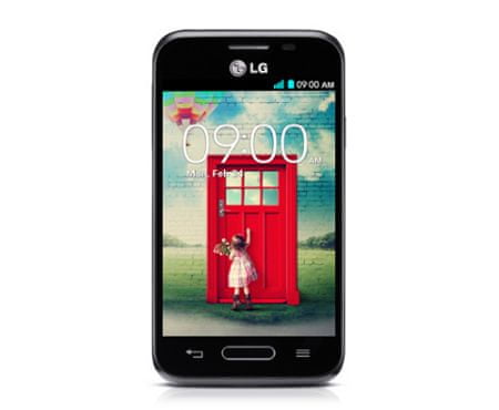 LG L40, D160, 4 GB, čierna