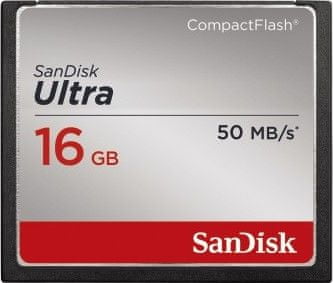 SanDisk Compact Flash Ultra 16GB 50MB/s (SDCFHS-016G-G46)