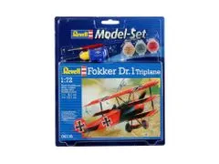 REVELL ModelSet lietadlo 64116 - FOKKER DR.1Triplane (1:72)
