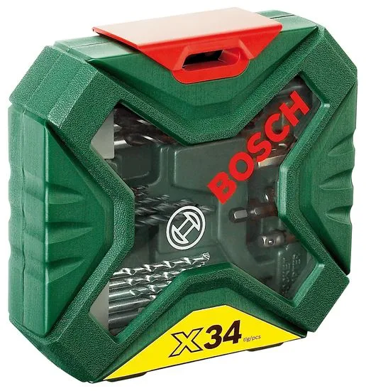 Bosch 34dielna sada vrtákov a skrutkovacích bitov X-line Classic (2.607.010.608)