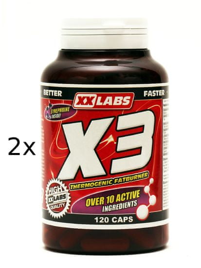 XXtreme Nutrition X3 Thermogenic Fat Burner 120+120 tbl.