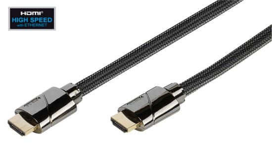 VIVANCO przewód HDMI High Speed + Ethernet kábel, 1,5 m