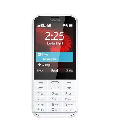 Nokia 225 Dual SIM, biela