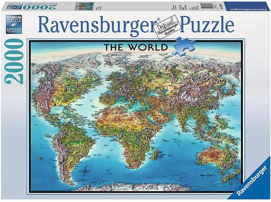 Ravensburger Mapa sveta 2000d