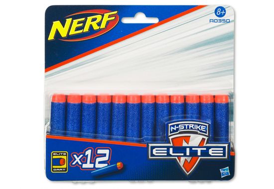 NERF Elite 12 ks náhradných šipiek