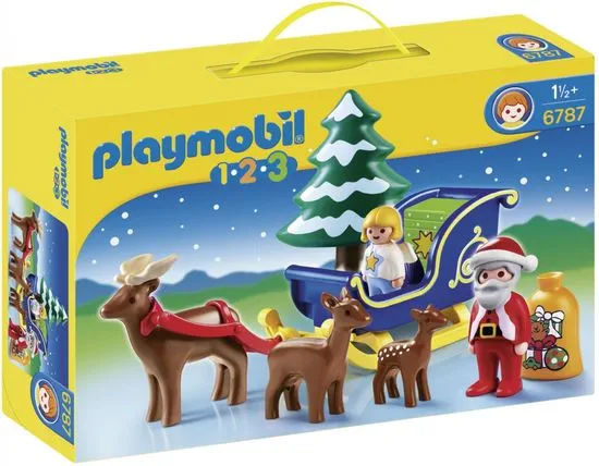 Playmobil Santa Claus na saniach