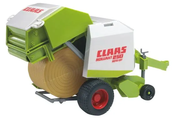 BRUDER Claas Rollant 250 vlek na traktor na výrobu balíkov slamy 1:16