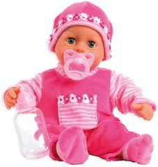 Bayer Design First Words Baby bábika ružová, 38 cm