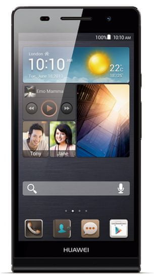 Huawei Ascend P6, čierny - II. akosť