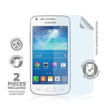 CELLY ochranná fólie Samsung Galaxy Core Plus/Duos, 2ks, lesklá