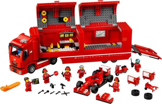 LEGO Speed Champions 75913 Kamión pre voz F14 T tímu Scuderia Ferrari