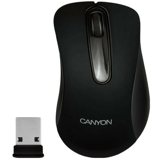 Canyon bezdrôtová USB myš čierna (CNE-CMSW2)