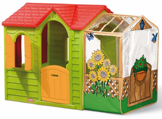 Little Tikes Záhradný domček s rozšírením - zelený