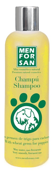 Menforsan Veľmi jemný šampón z pšeničných klíčkov pre šteňatá 300ml