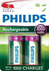 Philips C 2ks 3000mAh Rechargeables (R14B2A300/10)