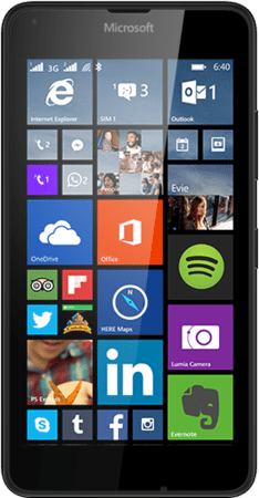 Microsoft Lumia 640 LTE, čierny