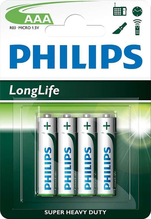 Philips AAA 4ks LongLife (R03L4B/10)