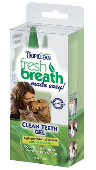 TropiClean Clean Teeth Gel Kit – gél pre psy 118ml