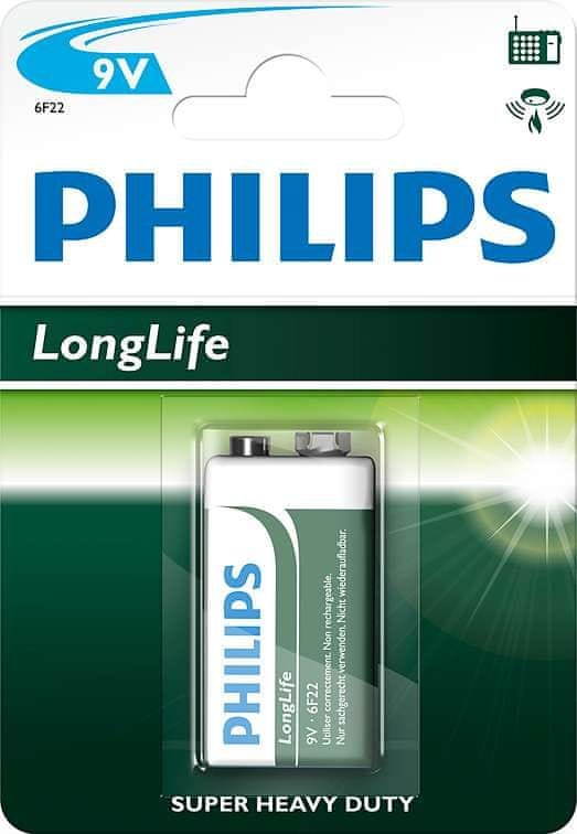Philips 9V 1ks LongLife (6F22L1B/10)