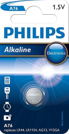 Philips LR44 1ks Alkaline (A76/01B)