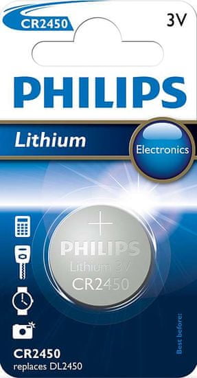 Philips CR2450 1ks Lithium (CR2450/10B)