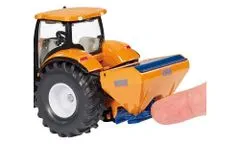 SIKU Super - Traktor s prednou radlicou a sypačom soli, 1:50