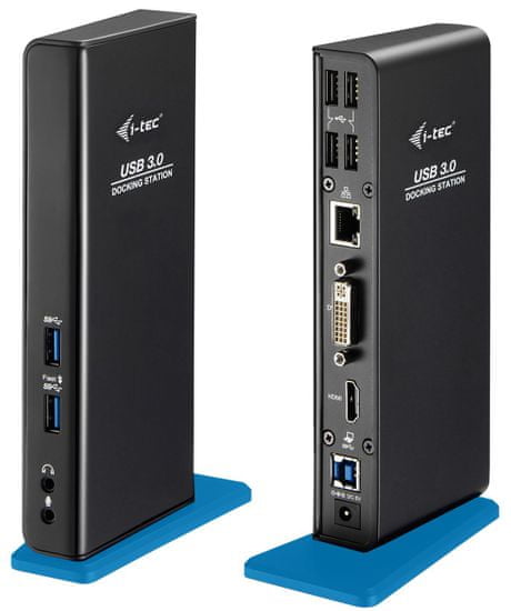 I-TEC USB 3.0 Dualna dokovacia stanica Advance + USB nabíjací port (U3HDMIDVIDOCK)
