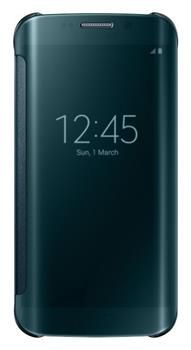 SAMSUNG flipové pouzdro Clear View, Galaxy S6 EDGE, zelená