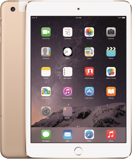 Apple iPad Mini 3 Wi-Fi Cellular 16GB Gold