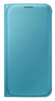 SAMSUNG flipové puzdro s vreckou, Galaxy S6, modrá
