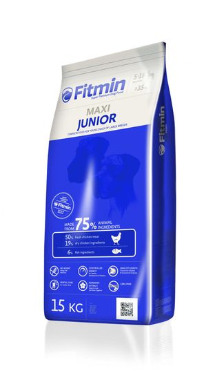 Fitmin Maxi Junior 15 kg + 2 kg Zdarma