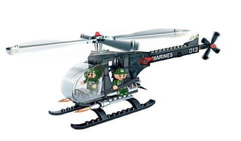 BanBao Stavebnica Defence Force vrtuľník