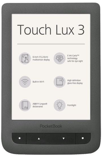 PocketBook 626(2) Touch Lux 3 šedý