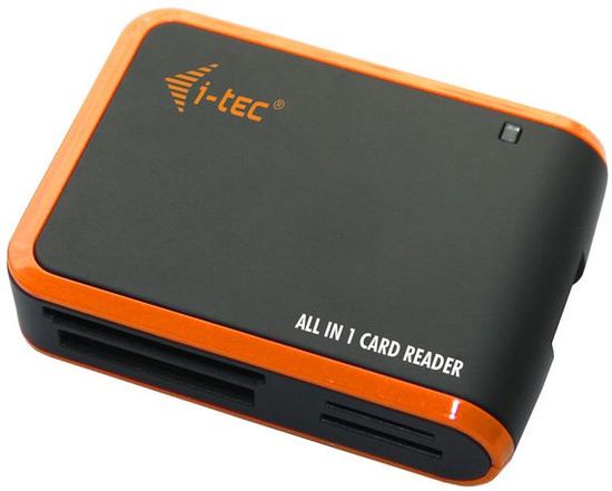 I-TEC USB 2.0 univerzálna čítačka (čierno / oranžová)