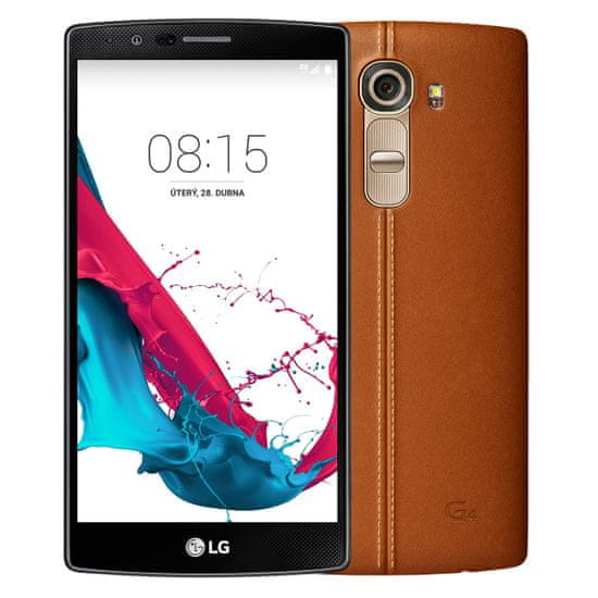 LG H815, G4, 32 GB, koža, hnedá
