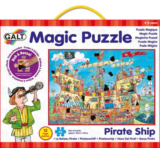 GALT Magické puzzle – pirátská loď 2