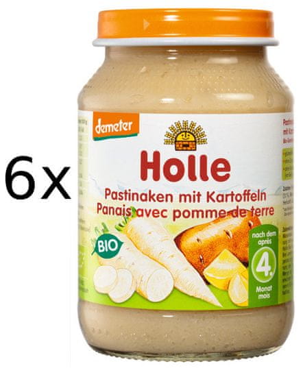 Holle Bio paštrnák so zemiakmi - 6x190g