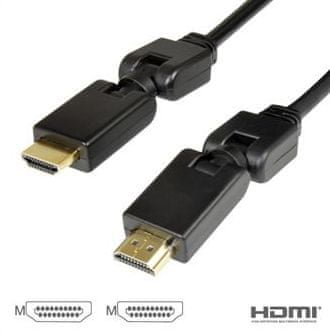 Vigan HDMI High Speed kábl, M/M, otočný