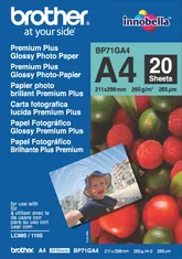 BROTHER fotopapier premium Glossy BP71GA4 A4 20 ks