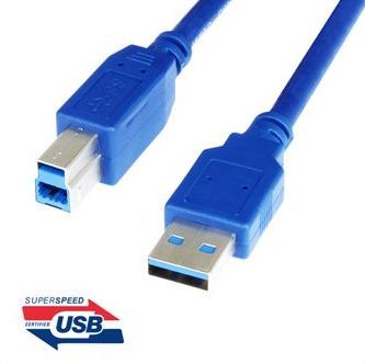 Vigan USB 3.0 A-B kábel, M/M
