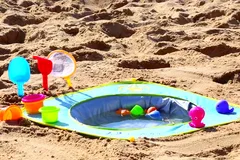 Ludi Skladací bazén na pláž 72x72x16 cm